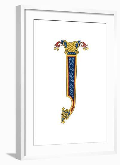 Initial Letter I, 10th Century-Henry Shaw-Framed Giclee Print