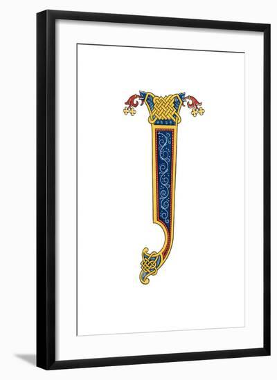 Initial Letter I, 10th Century-Henry Shaw-Framed Giclee Print