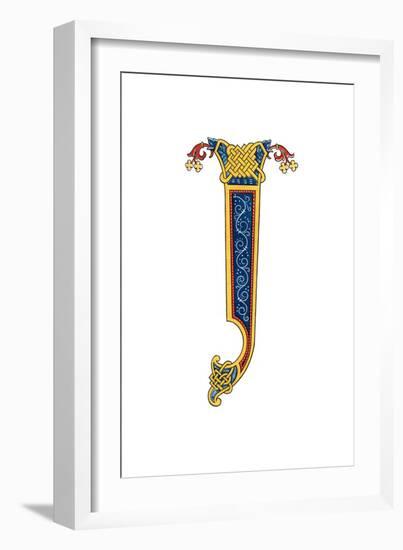 Initial Letter I, 10th Century-Henry Shaw-Framed Giclee Print