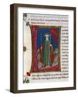 Initial Letter L Depicting Lucius Lucullus Licino-Pietro Candido Decembrio-Framed Giclee Print