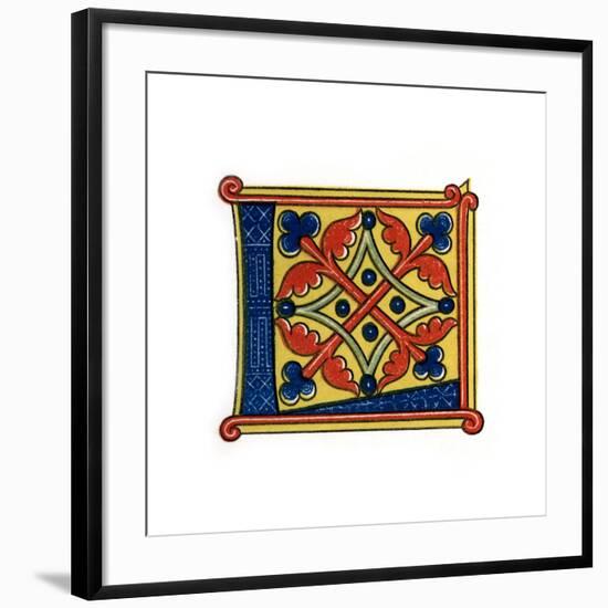 Initial Letter L-Henry Shaw-Framed Giclee Print