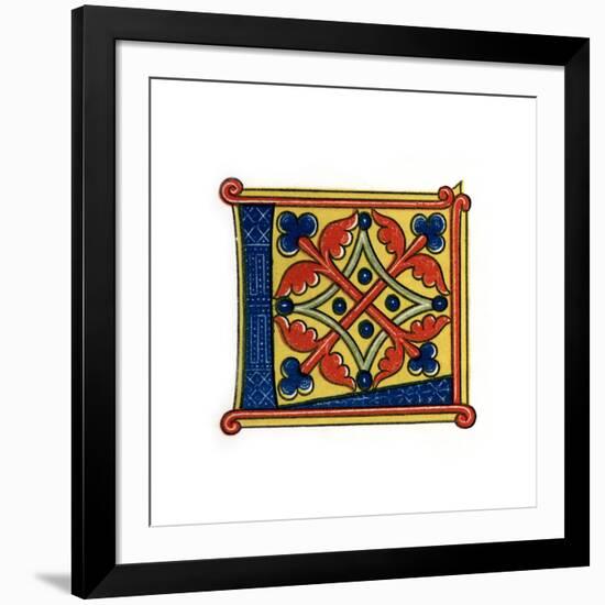 Initial Letter L-Henry Shaw-Framed Giclee Print