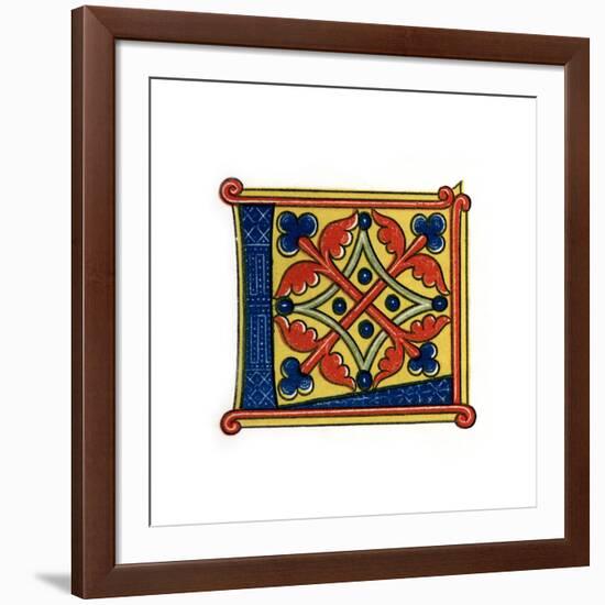 Initial Letter L-Henry Shaw-Framed Giclee Print