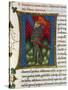 Initial Letter M Depicting Marcus Claudius Marcellus-Pietro Candido Decembrio-Stretched Canvas