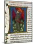 Initial Letter M Depicting Marcus Claudius Marcellus-Pietro Candido Decembrio-Mounted Giclee Print