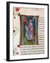 Initial Letter M Depicting Marcus Porcius Cato the Censor, Cato the Elder-Pietro Candido Decembrio-Framed Giclee Print