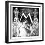 Initial Letter 'M' for Volpone, 1898 (Litho)-Aubrey Beardsley-Framed Giclee Print