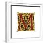 Initial Letter M-Henry Shaw-Framed Giclee Print