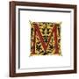 Initial Letter M-Henry Shaw-Framed Giclee Print