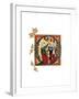 Initial Letter O, 14th Century-Henry Shaw-Framed Giclee Print