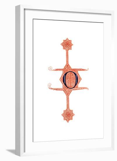 Initial Letter O, 14th Century-Henry Shaw-Framed Giclee Print