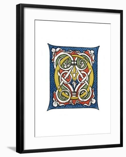 Initial Letter O, C15th Century-Henry Shaw-Framed Giclee Print