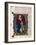 Initial Letter O Depicting Timoleon-Pietro Candido Decembrio-Framed Giclee Print