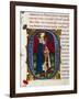 Initial Letter O Depicting Timoleon-Pietro Candido Decembrio-Framed Giclee Print