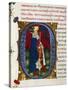 Initial Letter O Depicting Timoleon-Pietro Candido Decembrio-Stretched Canvas