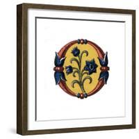 Initial Letter O, Late 15th Century-Henry Shaw-Framed Giclee Print