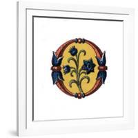 Initial Letter O, Late 15th Century-Henry Shaw-Framed Giclee Print