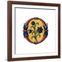 Initial Letter O, Late 15th Century-Henry Shaw-Framed Giclee Print