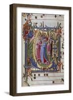 Initial Letter of Choral, Miniature-Lorenzo Monaco-Framed Giclee Print