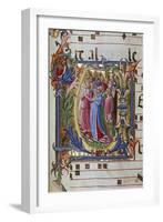 Initial Letter of Choral, Miniature-Lorenzo Monaco-Framed Giclee Print