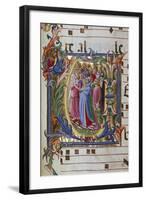 Initial Letter of Choral, Miniature-Lorenzo Monaco-Framed Giclee Print