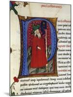 Initial Letter P Depicting Philopoemen-Pietro Candido Decembrio-Mounted Giclee Print