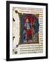 Initial Letter P Depicting Pyrrhus-Pietro Candido Decembrio-Framed Giclee Print