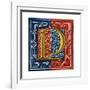 Initial Letter P-Henry Shaw-Framed Giclee Print