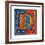 Initial Letter P-Henry Shaw-Framed Giclee Print