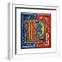 Initial Letter P-Henry Shaw-Framed Giclee Print