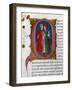 Initial Letter Q Depicting Tiberius and Gaius Sempronius Gracchus-Pietro Candido Decembrio-Framed Giclee Print