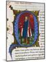 Initial Letter Q Representing the Quinto Sertorius-Pietro Candido Decembrio-Mounted Giclee Print