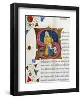 Initial Letter S Depicting Solon-Pietro Candido Decembrio-Framed Giclee Print