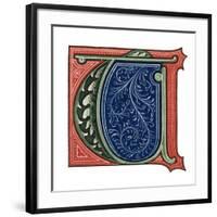 Initial Letter T-Henry Shaw-Framed Giclee Print