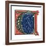 Initial Letter T-Henry Shaw-Framed Giclee Print