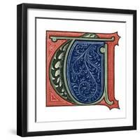 Initial Letter T-Henry Shaw-Framed Giclee Print