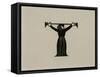 Initial T with Woman, 1929-Eric Gill-Framed Stretched Canvas