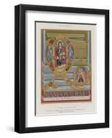 Initials from an 8th-Century Illuminated Manuscript-null-Framed Giclee Print