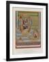 Initials from an 8th-Century Illuminated Manuscript-null-Framed Giclee Print