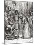 Initiation into the Order of Knighthood. from Cassell's History of England, Published C.1901-null-Mounted Giclee Print
