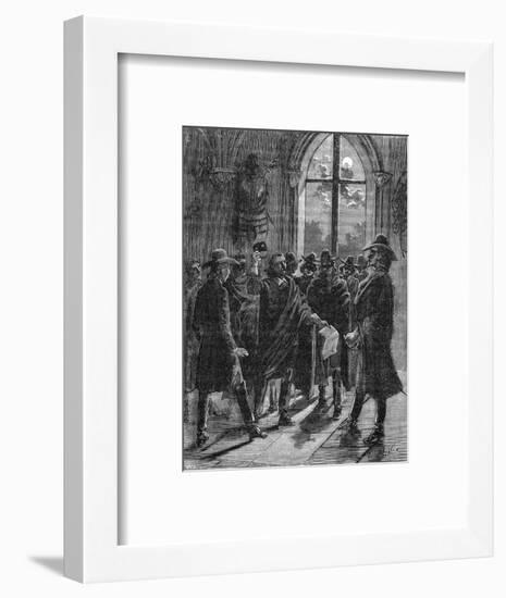 Initiation of the Prussian Knight-null-Framed Art Print