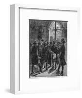 Initiation of the Prussian Knight-null-Framed Art Print