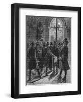 Initiation of the Prussian Knight-null-Framed Art Print