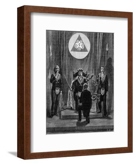 Initiation to the Master of Secrets--Framed Art Print