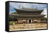 Injeongjeon Main Palace Building, Changdeokgung Palace, Seoul, South Korea, Asia-Eleanor Scriven-Framed Stretched Canvas