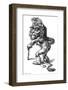 Injured Lion, Conceptual Artwork-Bill Sanderson-Framed Photographic Print