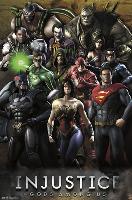 INJUSTICE - GRID-null-Lamina Framed Poster