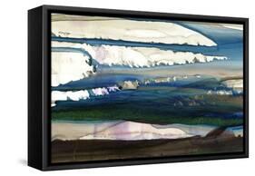 Ink 12-Tracy Hiner-Framed Stretched Canvas