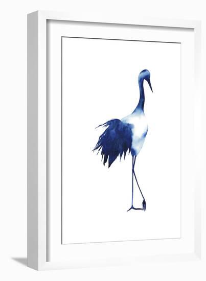 Ink Drop Crane I-Grace Popp-Framed Art Print