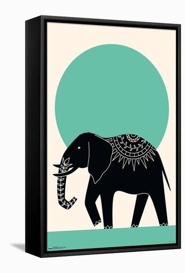 Ink Elephant-Trends International-Framed Stretched Canvas